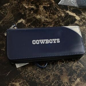 Dallas Cowboys NFL Curve Zip Organizer Wallet – Official Licensed NFL